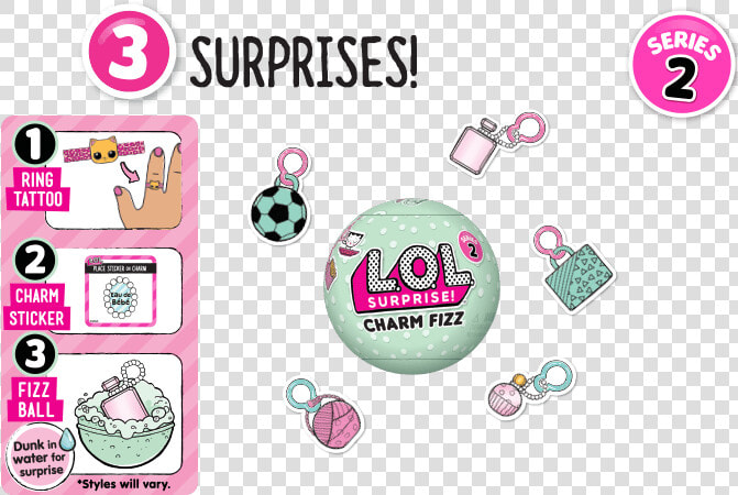 Lol Surprise Charm Fizz Series 3  HD Png DownloadTransparent PNG