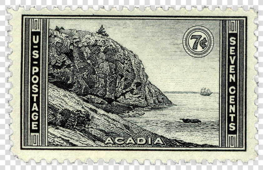 Acadia Stamp   National Parks Collector Stamps  HD Png DownloadTransparent PNG