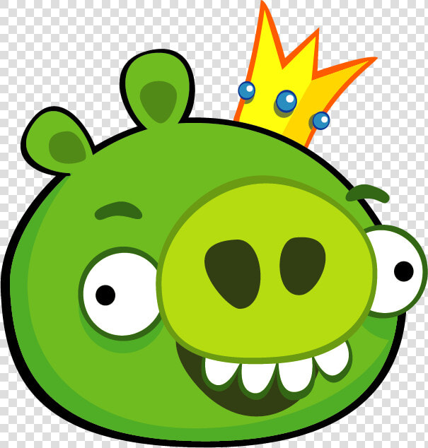 The King Pig Also Known As Smooth Cheeks And Big Bacon   Angry Birds Pig Sad  HD Png DownloadTransparent PNG