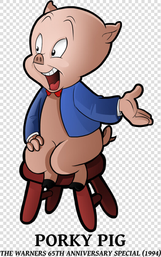 Animaniacs Cameos Porky Pig By Boscoloandrea Looney   Porky Pig  HD Png DownloadTransparent PNG