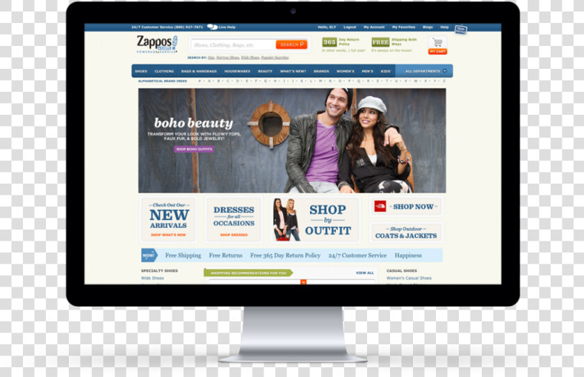 Zappos Ab Mac04   Website  HD Png DownloadTransparent PNG