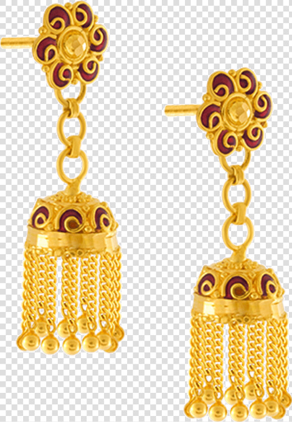 22k Yellow Gold Earrings   Gold Jewellery Earrings Png  Transparent PngTransparent PNG