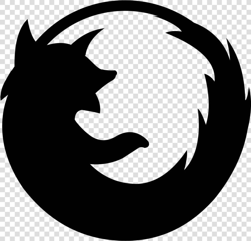 Firefox Icons Png   Firefox Black And White Icon  Transparent PngTransparent PNG