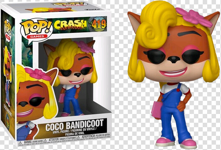 Coco Bandicoot Funko Pop  HD Png DownloadTransparent PNG