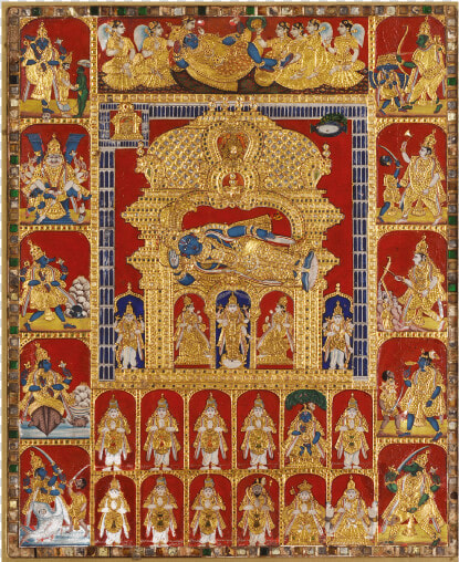 Sri Ranganatha Mysore Painting  HD Png DownloadTransparent PNG