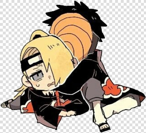  deidaraxtobi  tobixdeidara  deidara  tobi  akatsuki   Cartoon  HD Png DownloadTransparent PNG