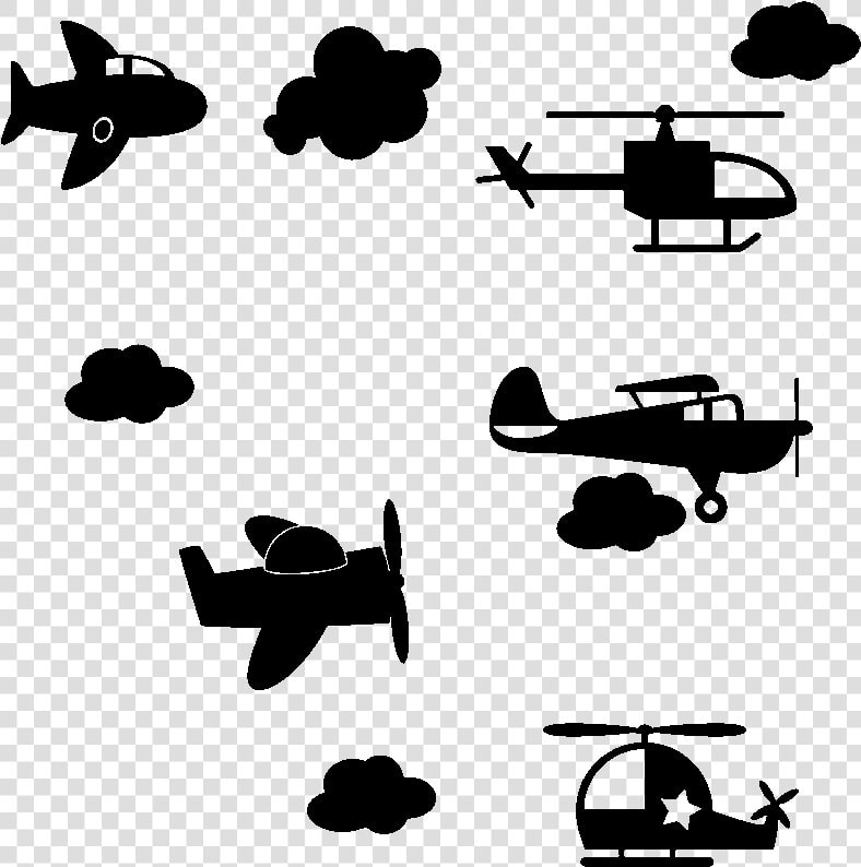 Sticker Avions Et Helicopteres Du Ciel Ambiance Sticker  HD Png DownloadTransparent PNG