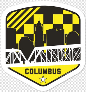 Columbus Ohio Soccer Shield Vintage Stickers Class   Graphic Design  HD Png DownloadTransparent PNG