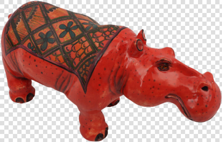 Hippo Sculpture   Animal Figure  HD Png DownloadTransparent PNG