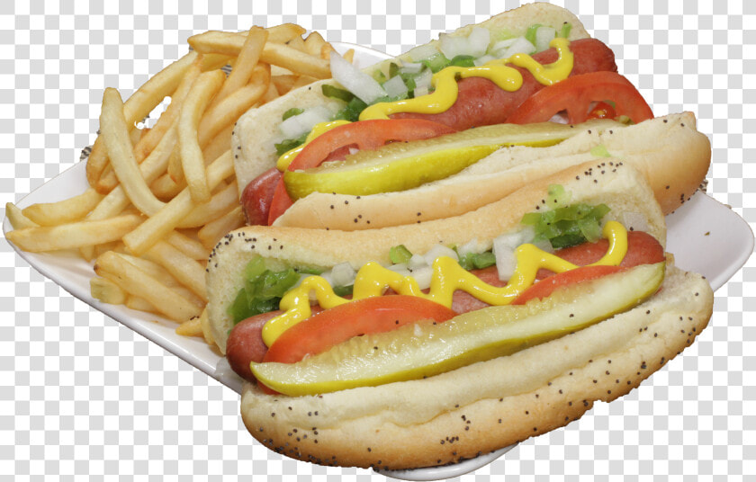 Chicago style Hot Dog  HD Png DownloadTransparent PNG