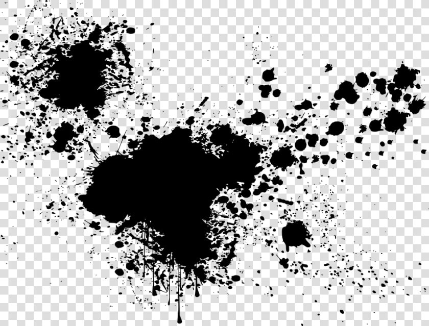 Grunge  Splat  Stain   Transparent Black Paint Splash  HD Png DownloadTransparent PNG