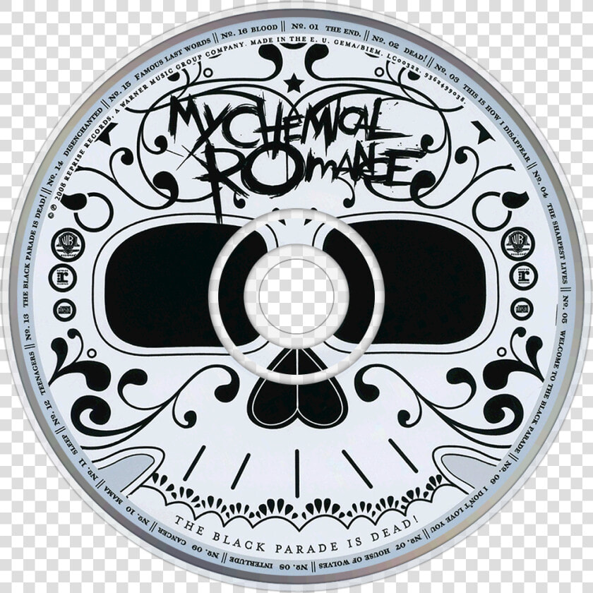 My Chemical Romance The Black Parade Is Dead Cd Disc   My Chemical Romance The Black Parade Is Dead Cd  HD Png DownloadTransparent PNG