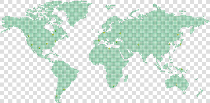 Dotted Background Map   World Map 1 Colour  HD Png DownloadTransparent PNG