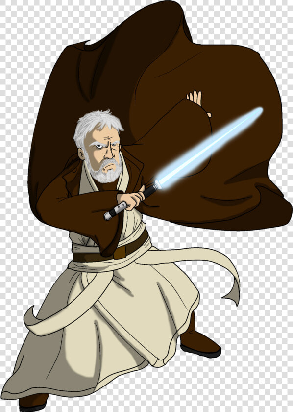 Obi Wan Kenobi Trilogy   Old Obi Wan Kenobi Cartoon  HD Png DownloadTransparent PNG