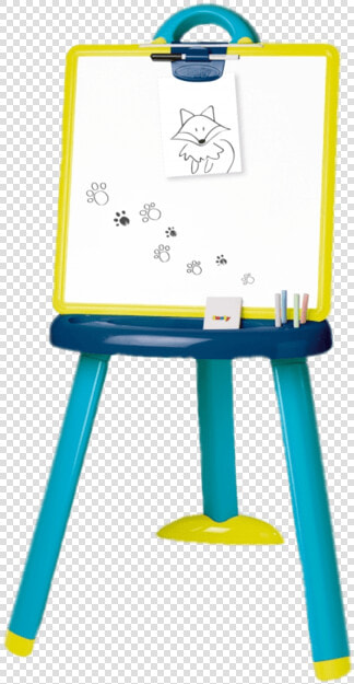 Smoby Plastic Easel   Tableau Plastique Bleu Smoby  HD Png DownloadTransparent PNG