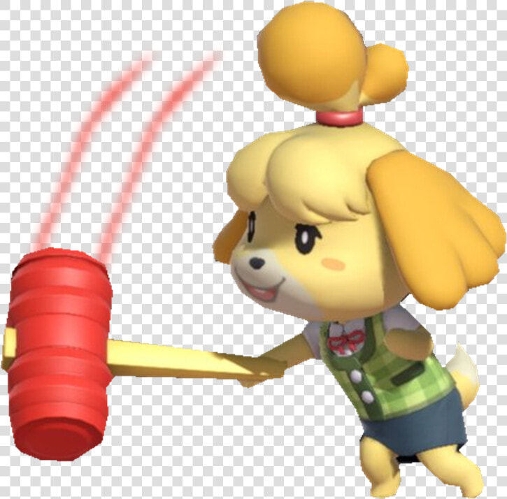 Nintendo Fanon Wiki   Super Smash Bros Ultimate Isabelle Squeaky Hammer  HD Png DownloadTransparent PNG