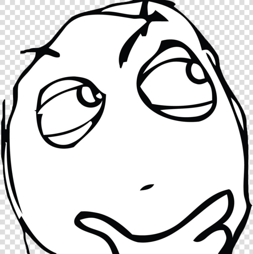 Meme Wondering   Png Download   Drawing Meme Face  Transparent PngTransparent PNG