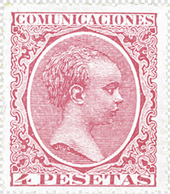 4p Carmine Rose King Alfonso Xiii Stamp    Špilberk Castle  HD Png DownloadTransparent PNG