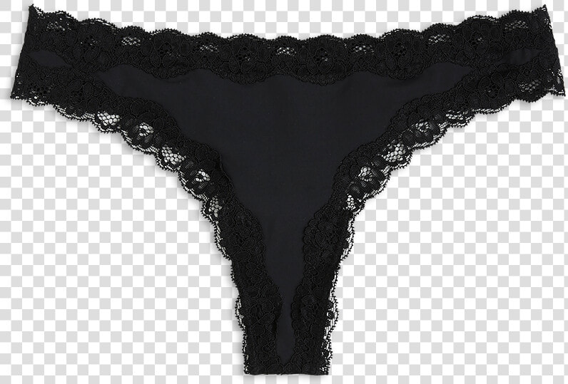 Thong Low Black   Panties  HD Png DownloadTransparent PNG