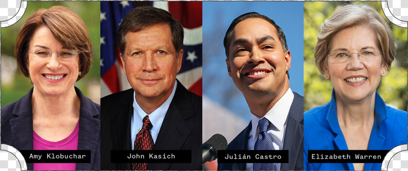 Julian Castro Elizabeth Warren  HD Png DownloadTransparent PNG