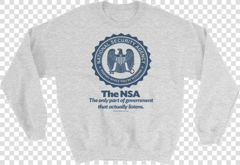 The Nsa Crewneck Sweatshirt   Hillman College Pink And Green  HD Png DownloadTransparent PNG