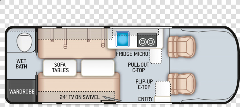 Floorplan   Thor Motor Coach Sequence  HD Png DownloadTransparent PNG