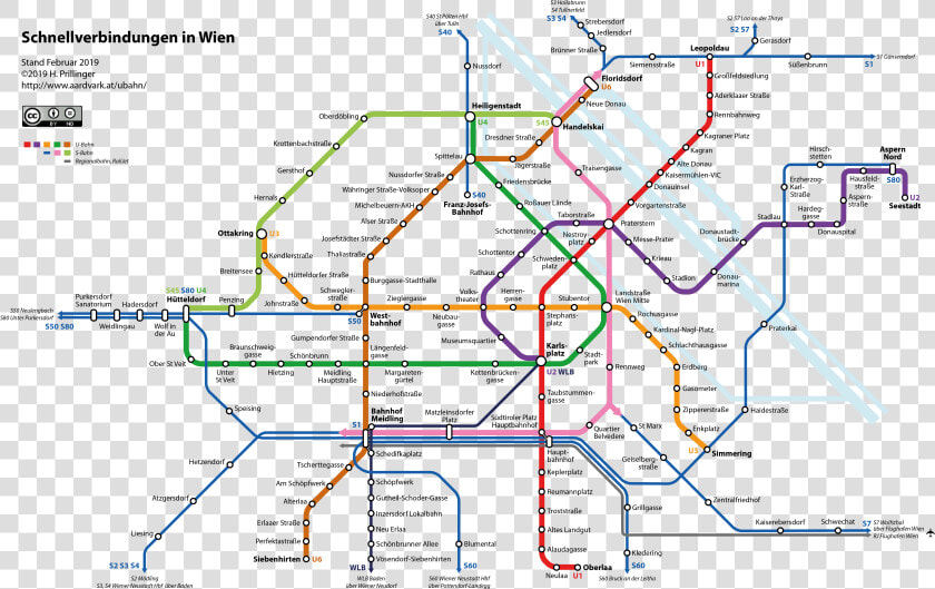 Largemap S Wien 300   S Bahn Plan Wien  HD Png DownloadTransparent PNG