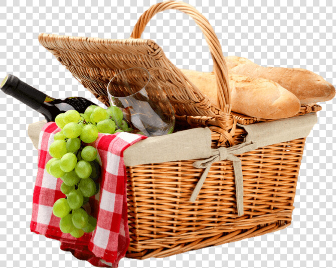 Picnic Baskets Baguette Food   Picnic Table With Food Png  Transparent PngTransparent PNG