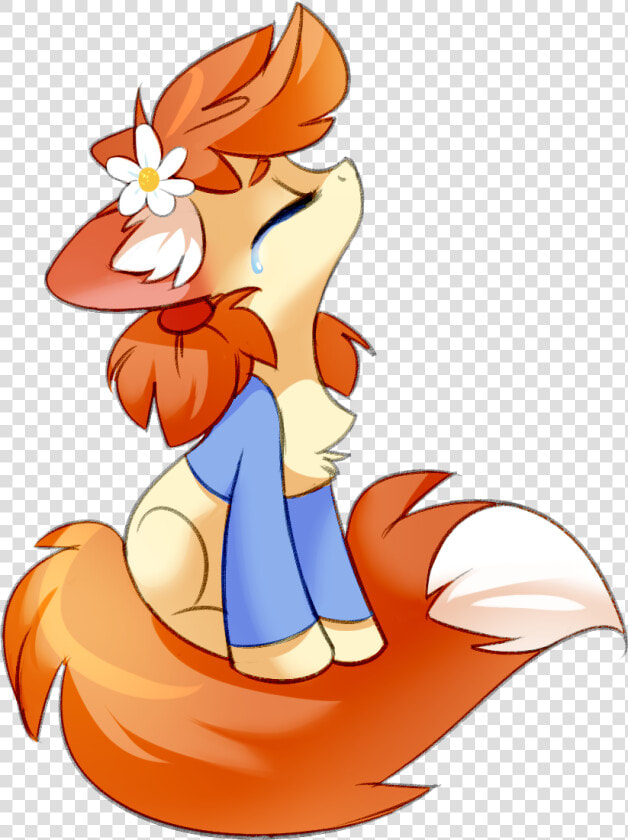 Tomatocoup  Chest Fluff  Crying  Cute  Eyes Closed    Fox Pony  HD Png DownloadTransparent PNG