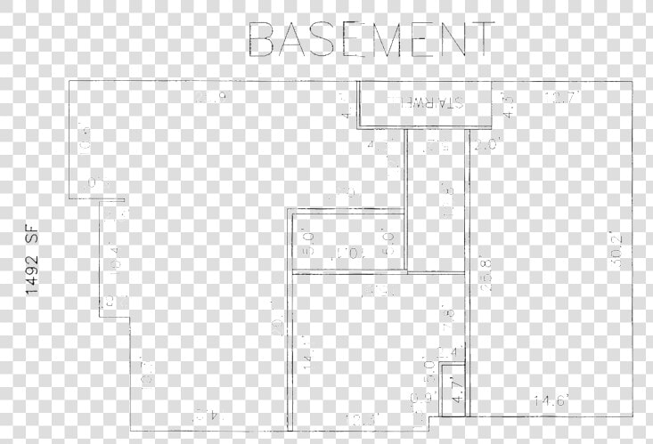 Mill Road Basement   Technical Drawing  HD Png DownloadTransparent PNG