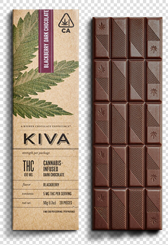 Kiva Tangerine Dark Chocolate Bar  HD Png DownloadTransparent PNG