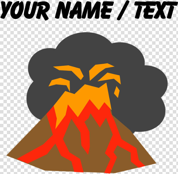 Custom Erupting Volcano Posters   Illustration  HD Png DownloadTransparent PNG