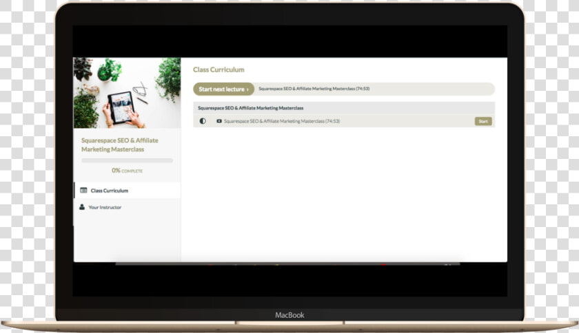 Masterclass Curriculum Laptop Mockup   Personal Computer  HD Png DownloadTransparent PNG