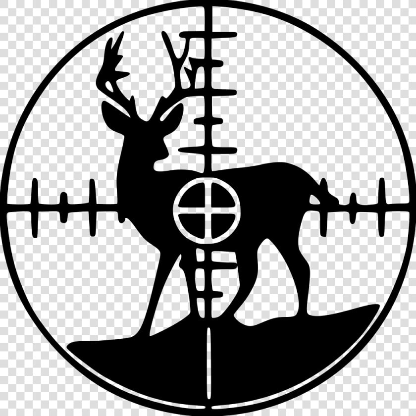 Deer In Crosshairs Clip Art  HD Png DownloadTransparent PNG