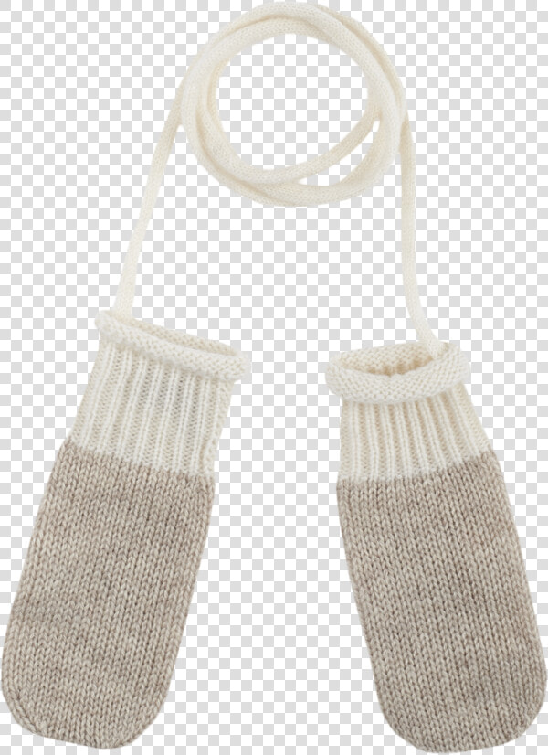 Cashmere Knitted Mittens With String   Garment Bag  HD Png DownloadTransparent PNG