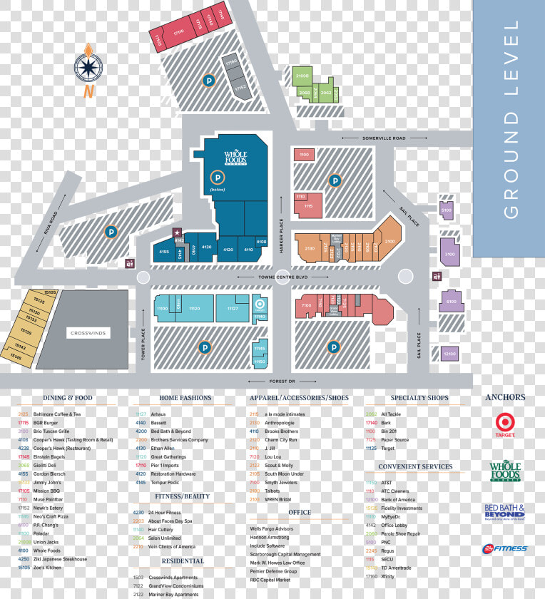 Annapolis Mall Directory Maryland  HD Png DownloadTransparent PNG