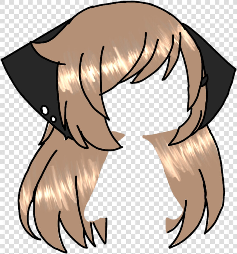 Gacha Life Hair Brown Ears Cute Cool Tomboy Savage   Cute Gacha Life Hair  HD Png DownloadTransparent PNG