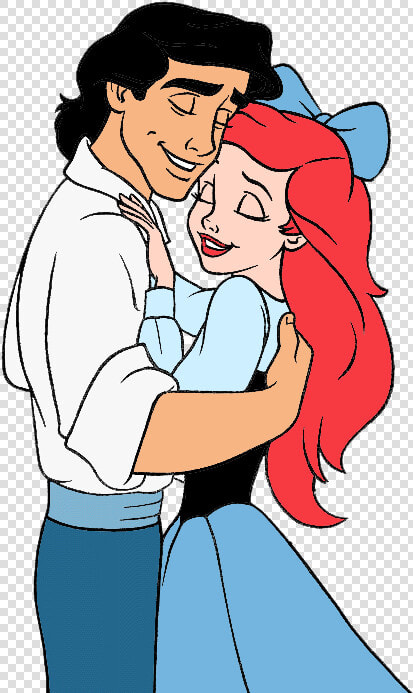 Prince Eric From Little Mermaid Clip Art   Kiss Disney Princess And Prince  HD Png DownloadTransparent PNG