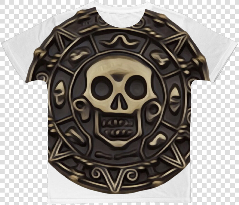 Pirate Skull Treasure Coin Classic Sublimation Adult   Pirates Of The Caribbean Cortez Treasure  HD Png DownloadTransparent PNG