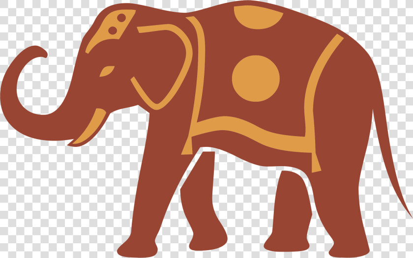 Decorated Elephant Png   Indian Painted Elephant Clipart  Transparent PngTransparent PNG