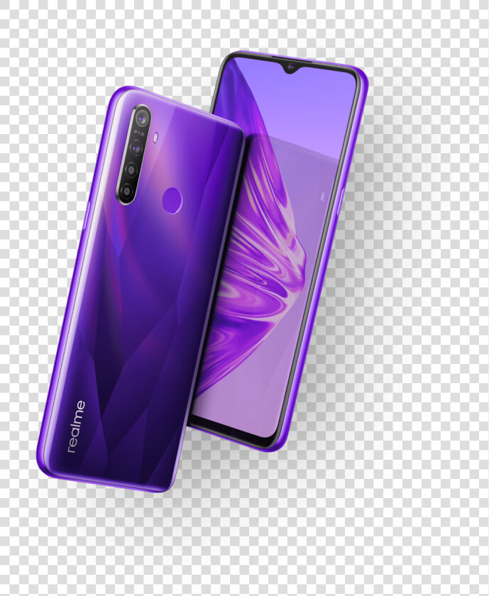 Oppo Realme 5 Pictures   Realme 5 Crystal Purple Colour  HD Png DownloadTransparent PNG