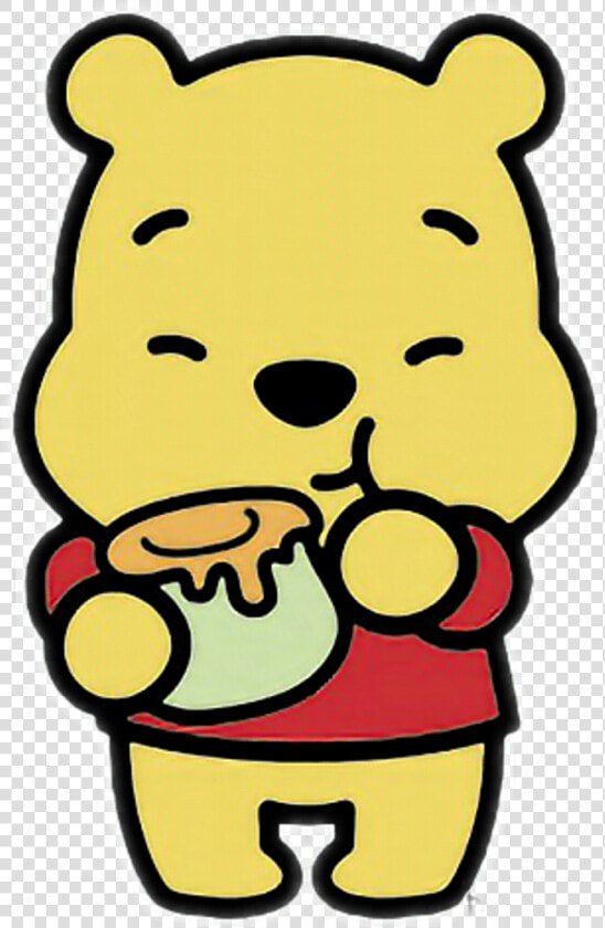 Winniepooh Winniethepooh Bear Honey Honig Cartoons   Cute Winnie The Pooh Eating Honey  HD Png DownloadTransparent PNG