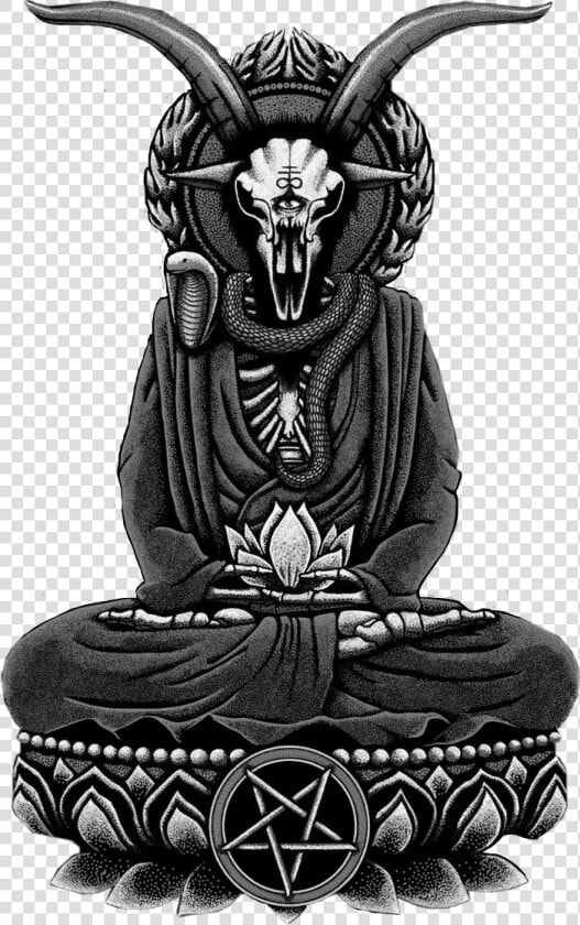  satan  devil  baphomet  leviathan  сатана  дьявол   Baphomet Buddha  HD Png DownloadTransparent PNG