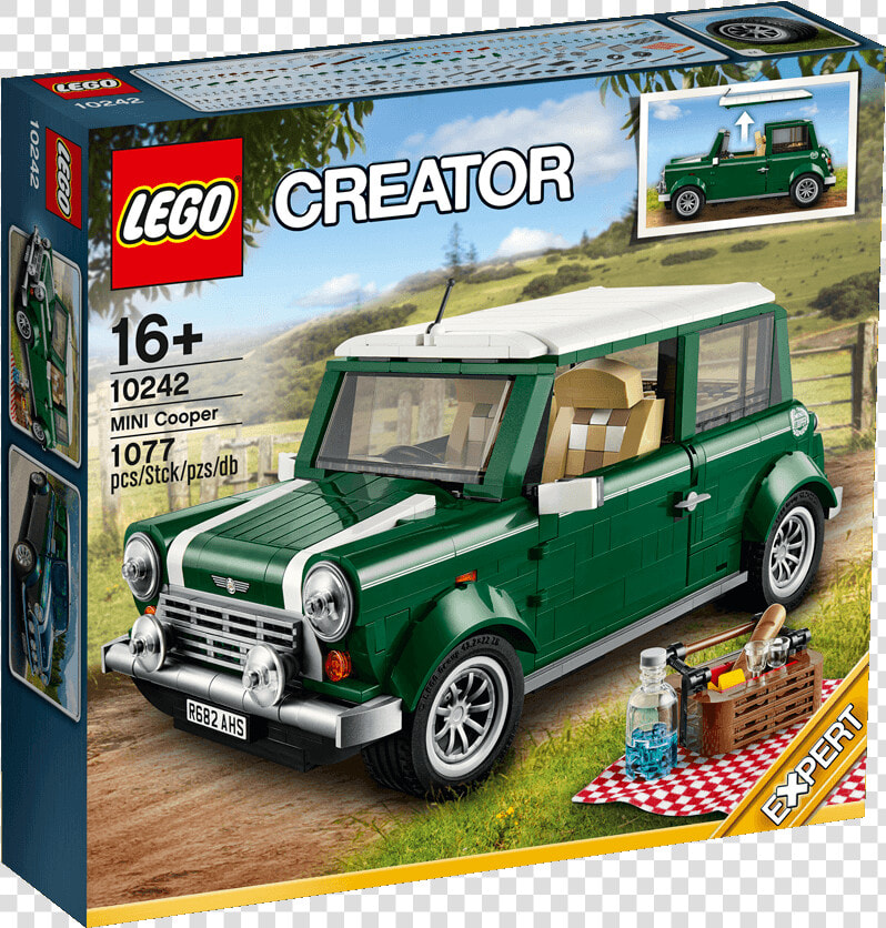 Lego 10242 Mini Cooper   Png Download   Lego Creator Set Mini Cooper  Transparent PngTransparent PNG