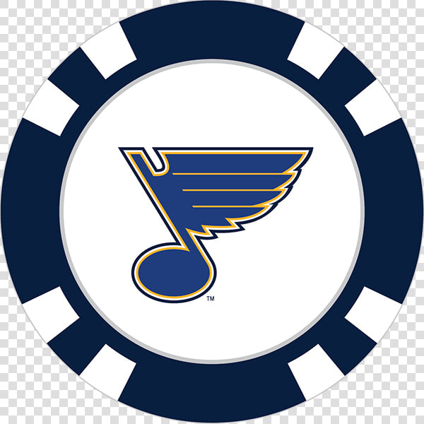 St Louis Blues Poker Chip Ball Marker   St Louis Blues Logo Transparent  HD Png DownloadTransparent PNG