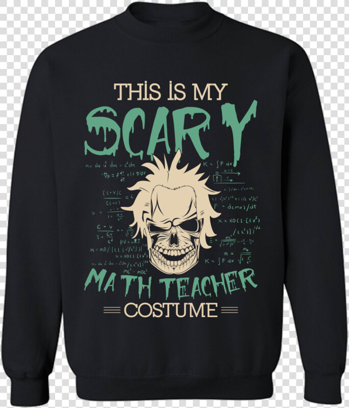 Muggies Unisex Halloween Scary Math Teacher Costume   Long sleeved T shirt  HD Png DownloadTransparent PNG