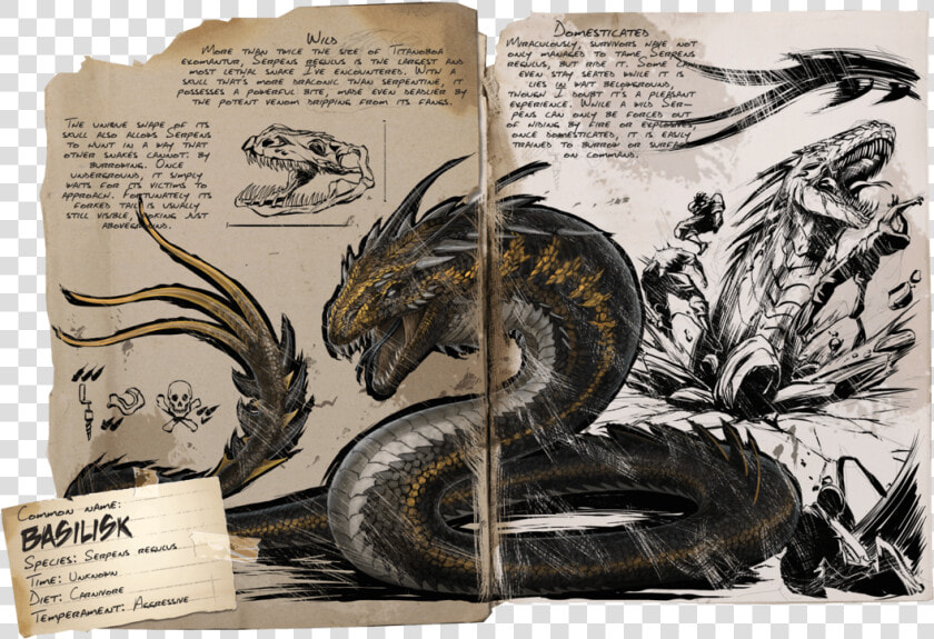 Ark Survival Evolved Basilisk  HD Png DownloadTransparent PNG