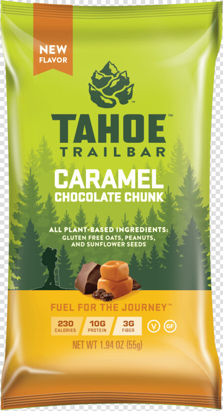 Caramel Chocolate Chunk Bar   Tahoe Trail Bar  HD Png DownloadTransparent PNG