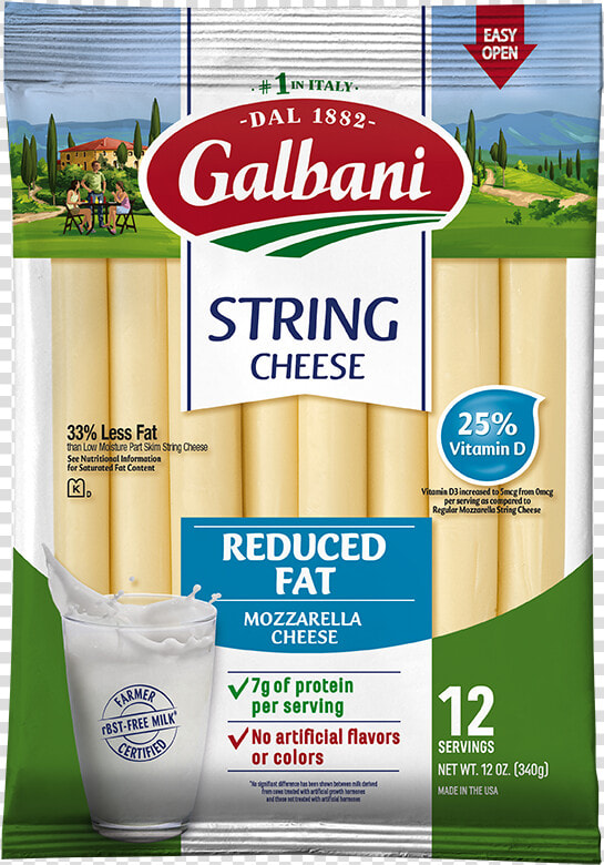 Galbani Mozzarella String Cheese  HD Png DownloadTransparent PNG