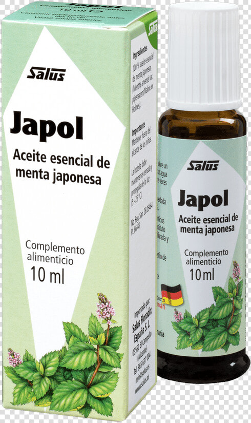 Salus Haus Japol  Japanese Mint Oil   Japol Peppermynteolje  HD Png DownloadTransparent PNG